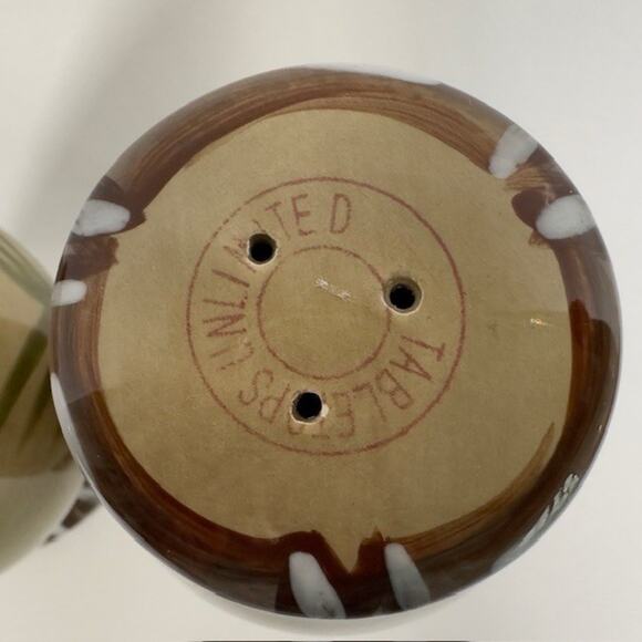 Tabletops Unlimited Bora Bora Salt & Pepper Shaker Set Palm Trees, Bamboo Edge - Picture 6 of 16